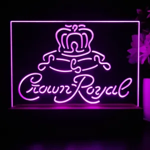 Crown Royal Logo 1 LED Desk Light