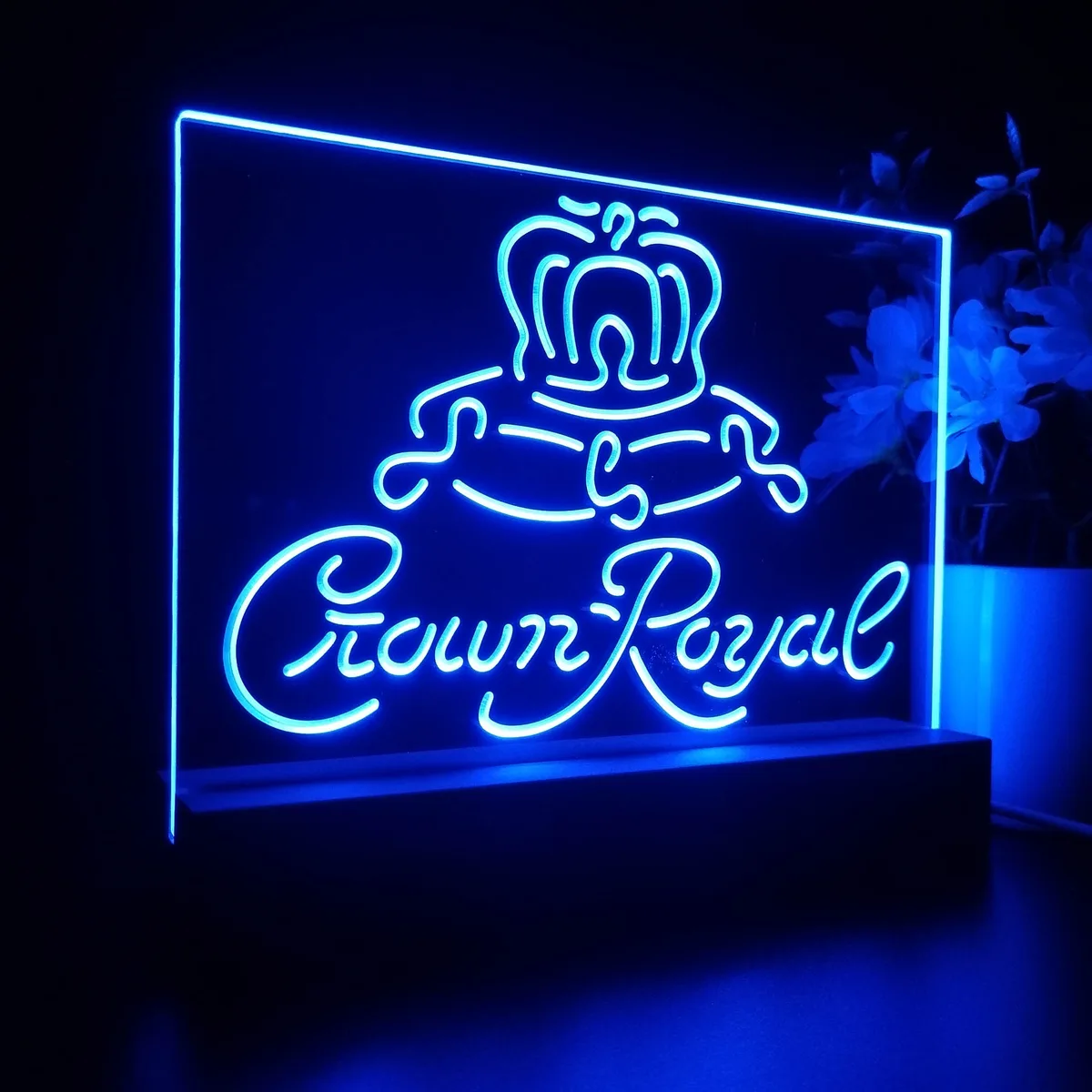 Crown Royal Logo 1 LED Desk Light