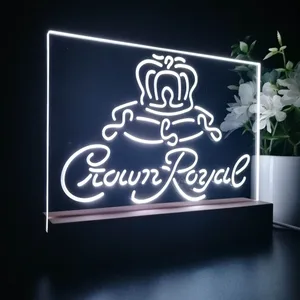 Crown Royal Logo 1 LED Desk Light