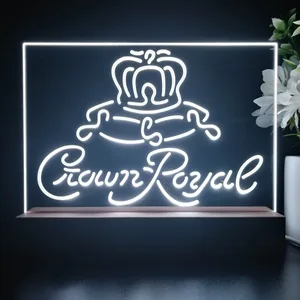 Crown Royal Logo 1 LED Desk Light