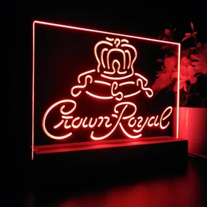 Crown Royal Logo 1 LED Desk Light
