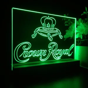 Crown Royal Logo 3 LED Desk Light