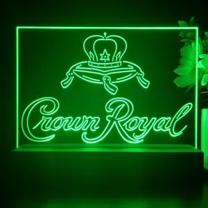 Crown Royal Logo 3 LED Desk Light