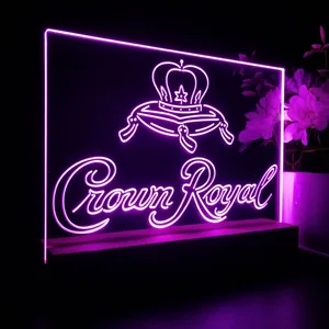 Crown Royal Logo 3 LED Desk Light