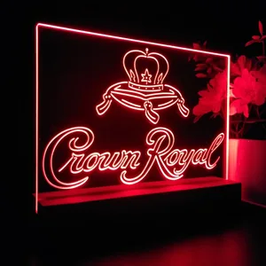 Crown Royal Logo 3 LED Desk Light