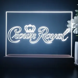 Crown Royal Logo LED Desk Light