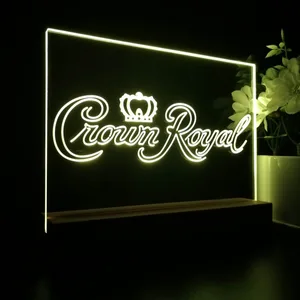 Crown Royal Logo LED Desk Light