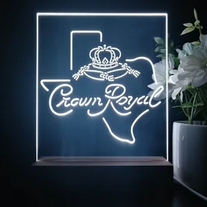Crown Royal Texas Map LED Desk Light