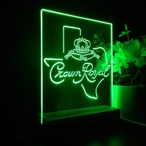 Crown Royal Texas Map LED Desk Light