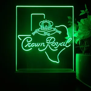 Crown Royal Texas Map LED Desk Light