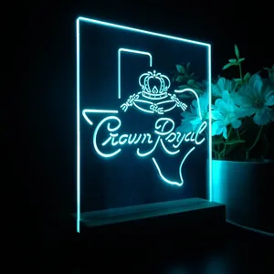 Crown Royal Texas Map LED Desk Light