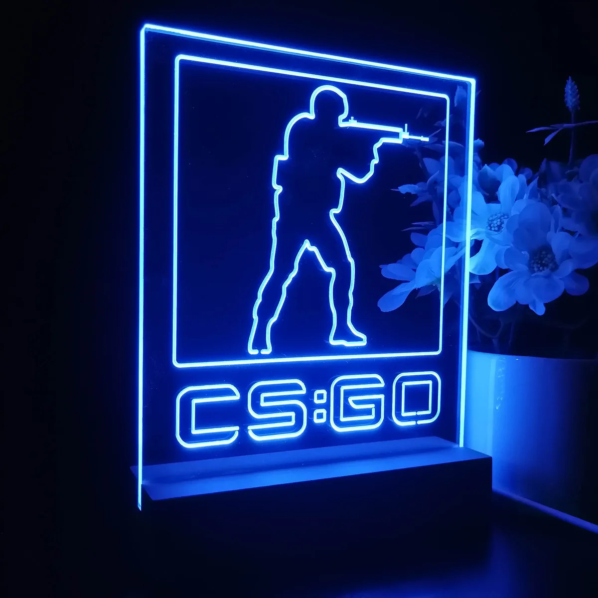 CS GO Shooter LED Desk Light