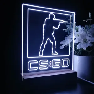 CS GO Shooter LED Desk Light