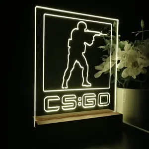 CS GO Shooter LED Desk Light