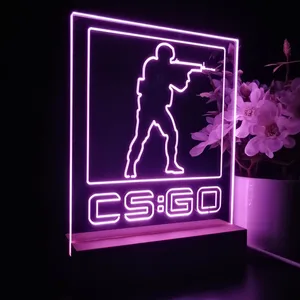 CS GO Shooter LED Desk Light