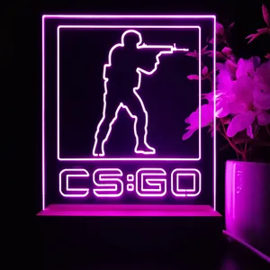 CS GO Shooter LED Desk Light