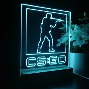 CS GO Shooter LED Desk Light