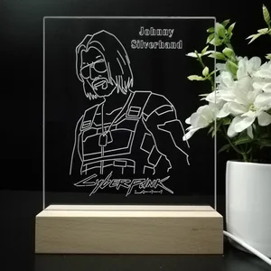 Cyberpunk 2077 Johnny Silverhand LED Desk Light