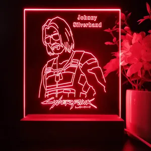 Cyberpunk 2077 Johnny Silverhand LED Desk Light