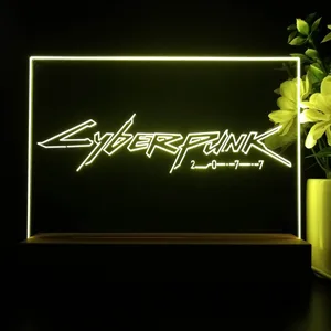 Cyberpunk 2077 Logo LED Desk Light
