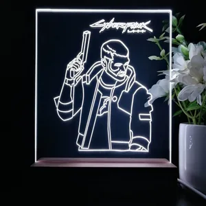 Cyberpunk 2077 Male V LED Desk Light