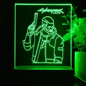 Cyberpunk 2077 Male V LED Desk Light