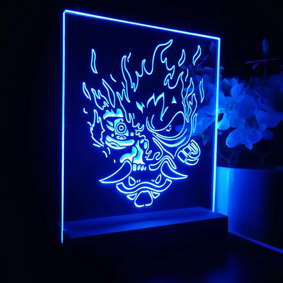 Cyberpunk 2077 Night City Samurai LED Desk Light