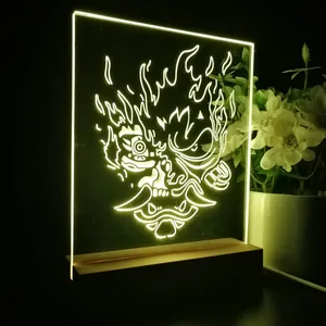 Cyberpunk 2077 Night City Samurai LED Desk Light