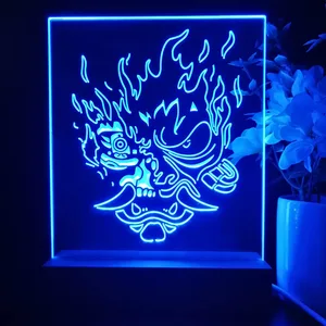 Cyberpunk 2077 Night City Samurai LED Desk Light