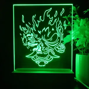 Cyberpunk 2077 Night City Samurai LED Desk Light