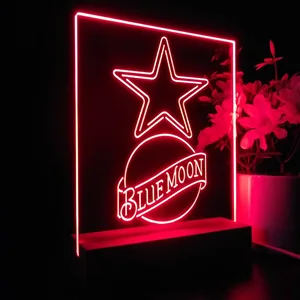 Dallas Cowboys Blue Moon LED Desk Light