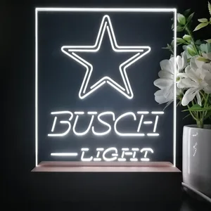 Dallas Cowboys Busch Light LED Desk Light