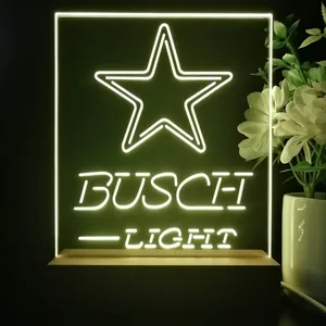 Dallas Cowboys Busch Light LED Desk Light