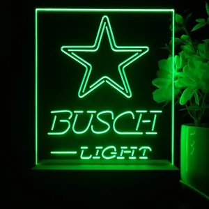 Dallas Cowboys Busch Light LED Desk Light