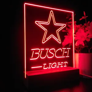 Dallas Cowboys Busch Light LED Desk Light
