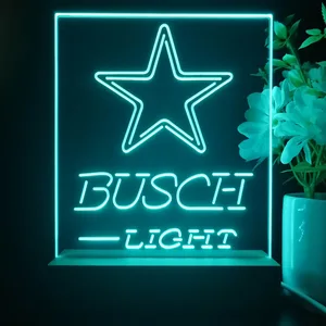 Dallas Cowboys Busch Light LED Desk Light