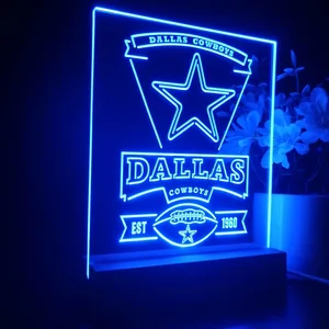 Dallas Cowboys EST 1960 LED Desk Light