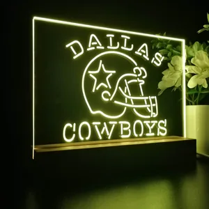 Dallas Cowboys Helmet 2 LED Desk Light - Legacy Edition