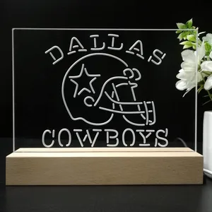 Dallas Cowboys Helmet 2 LED Desk Light - Legacy Edition