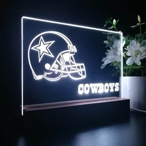 Dallas Cowboys Helmet LED Desk Light