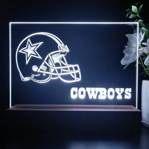 Dallas Cowboys Helmet LED Desk Light