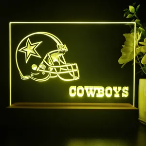 Dallas Cowboys Helmet LED Desk Light