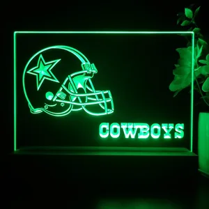 Dallas Cowboys Helmet LED Desk Light
