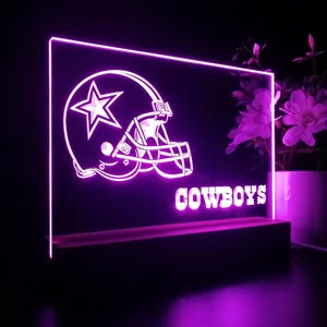 Dallas Cowboys Helmet LED Desk Light