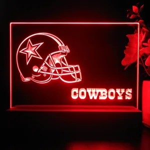 Dallas Cowboys Helmet LED Desk Light