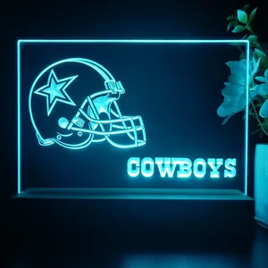 Dallas Cowboys Helmet LED Desk Light