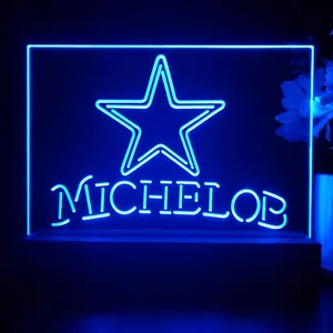 Dallas Cowboys Michelob LED Desk Light