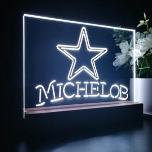 Dallas Cowboys Michelob LED Desk Light