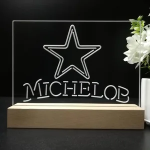 Dallas Cowboys Michelob LED Desk Light