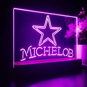 Dallas Cowboys Michelob LED Desk Light